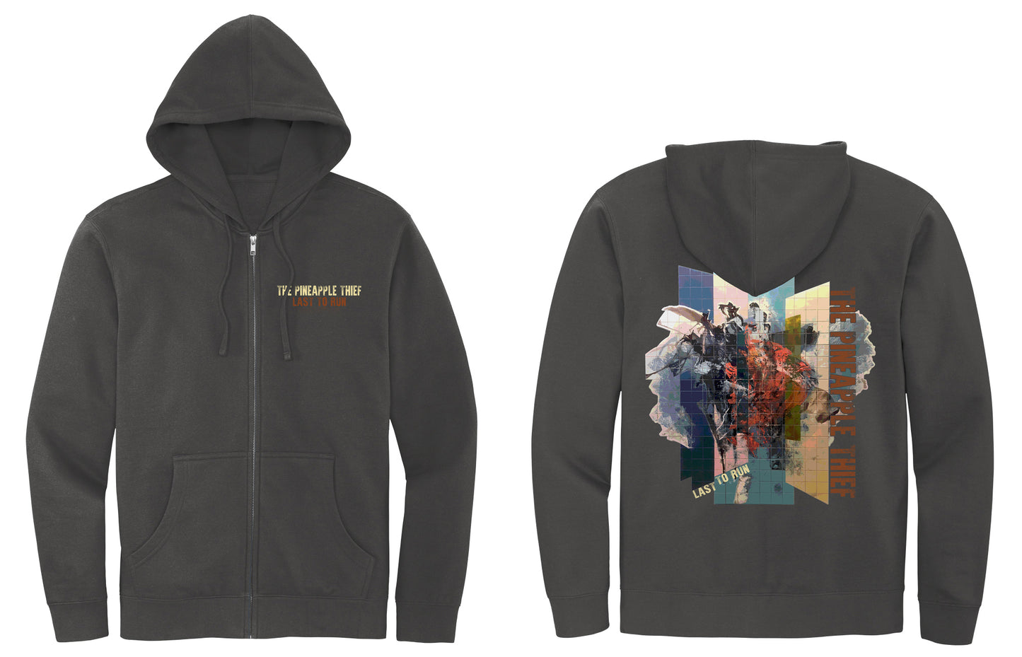 Zipper Hoodie "Last to Run"