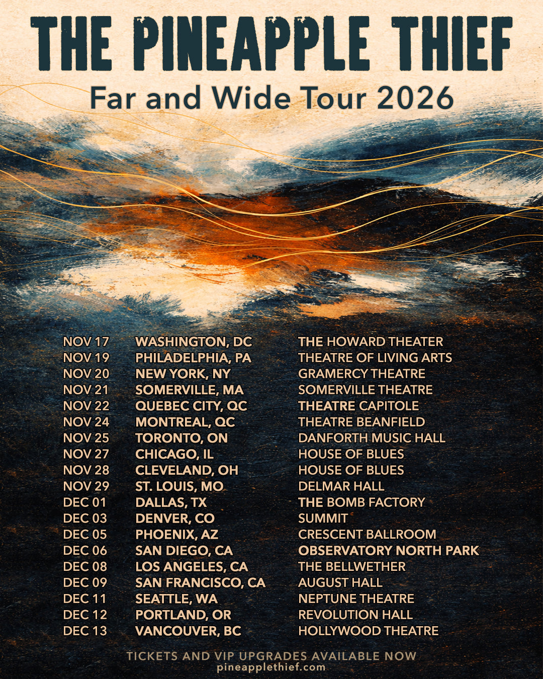 VIP Upgrades - North America Tour 2026